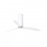 Faro Ventilador DC TUBE FAN Blanco Brillo Transp 32033