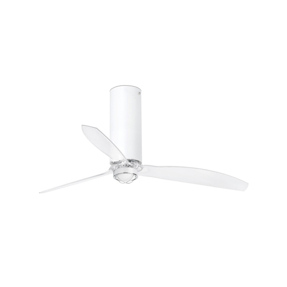Faro Ventilador Tube Fan ø1280 Mm Blanco Brillo 3 Palas 17W 3000K 32033-9