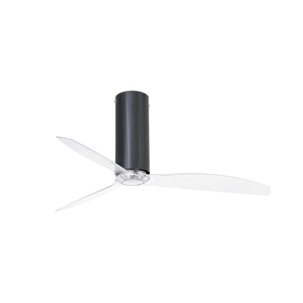 Faro Ventilador Tube Fan M Ventilador Negro Brillo-Transparente Wiz 32035Ww