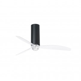 Faro Ventilador Tube Fan M Led Ventilador Negro Mate-Transparente Wiz 32036Ww-10
