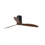 Faro Ventilador DC MINI TUBE FAN Negro Mate Madera 32042