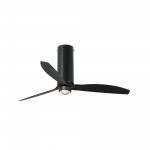 Faro Ventilador Tube Fan ø1280Mm Negro Mate Palas Negras 17W 3000K 32060-10