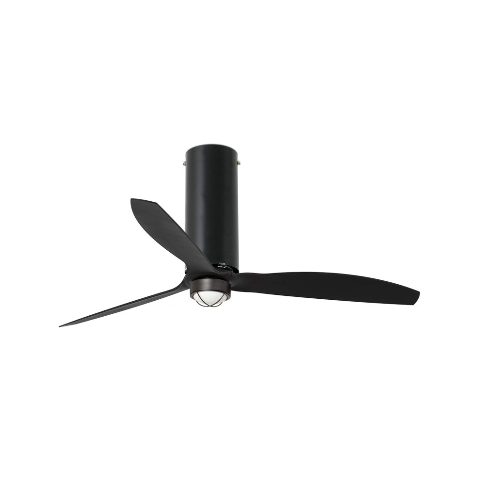 Faro Ventilador Tube Fan M Led Ventilador Negro Mate Wiz 32060Ww-10