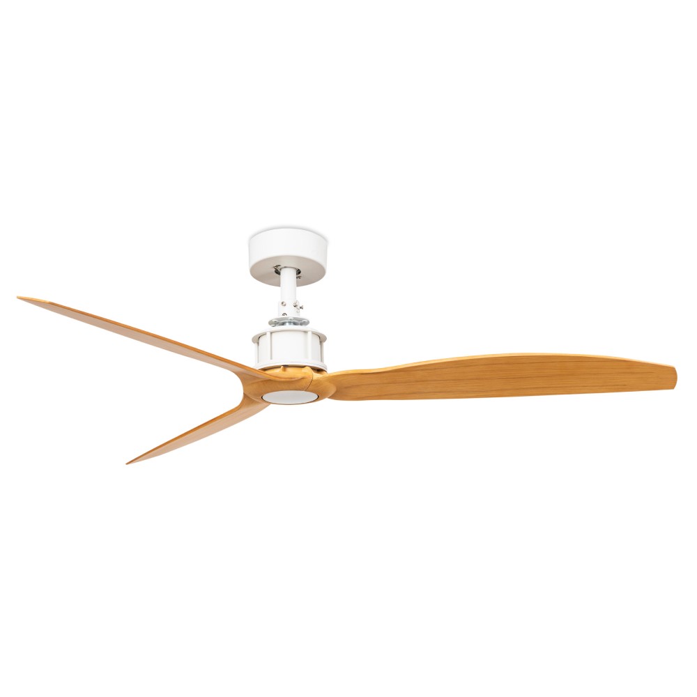 Faro Ventilador Just Fan M Ventilador Blanco-Madera Clara Wiz 110V 32110Ww