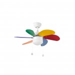 Faro Ventilador PALAO Multicolor 33179