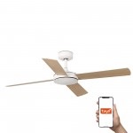 Faro Ventilador Mallorca L Ventilador Blanco-Arce Tuya 33350Dcwt
