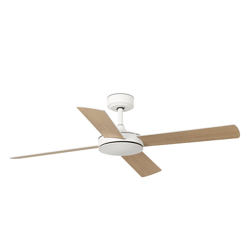 Faro Ventilador Mallorca L Ventilador Blanco-Arce Wiz 33350Dcww