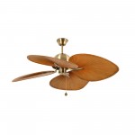 Faro Ventilador Cuba ø1320Mm Oro Envejecido 4 Palas. 33352B