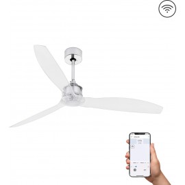 Faro Ventilador Just Fan M Ventilador Cromo Wiz 33394Ww