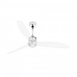 Faro Ventilador Just Fan M Led Ventilador Cromo Wiz 33394Ww-9