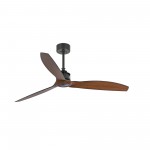 Faro Ventilador DC JUST FAN Negro / Madera 33395