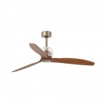 Faro Ventilador Deco Fan M Ventilador Oro-Nogal Wiz 33398Dww