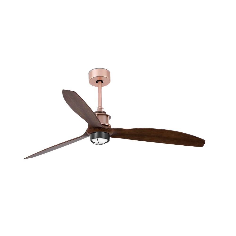 Faro Ventilador Just Fan M Led Ventilador Cobre-Nogal Wiz 33399Ww-10