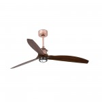 Faro Ventilador Just Fan M Led Ventilador Cobre-Nogal Wiz 33399Ww-10
