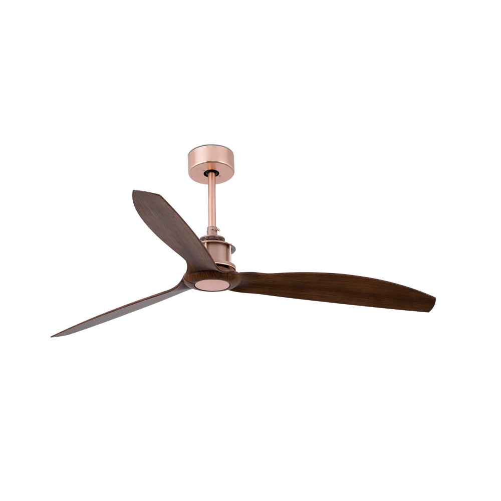 Faro Ventilador Just Fan Ventilador Cobre-Nogal Wiz 33399Ww