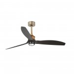 Faro Ventilador Justfan ø1280Mm Oro Viejo 3 Palas Negras 17W 3000K 33417-10