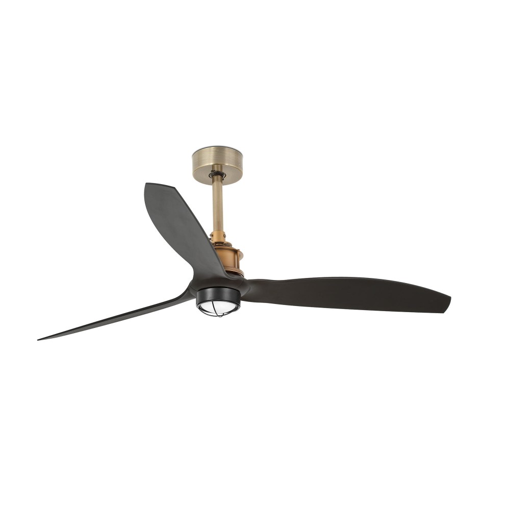 Faro Ventilador Just Fan M Led Ventilador Oro Viejo-Negro Wiz 33417Ww-10
