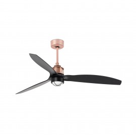 Faro Ventilador Just Fan M Led Ventilador Cobre-Negro Wiz 33418Ww-10