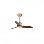 Faro Ventilador Just Fan S Ventilador Cobre-Nogal Wiz 33423Ww