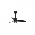 Faro Ventilador Just Fan Xs ø810 Mm Negro Palas Negras 17W 3000K 33424-10