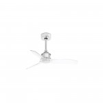 Faro Ventilador Just Fan S Ventilador Cromo-Transparente Wiz 33426Ww