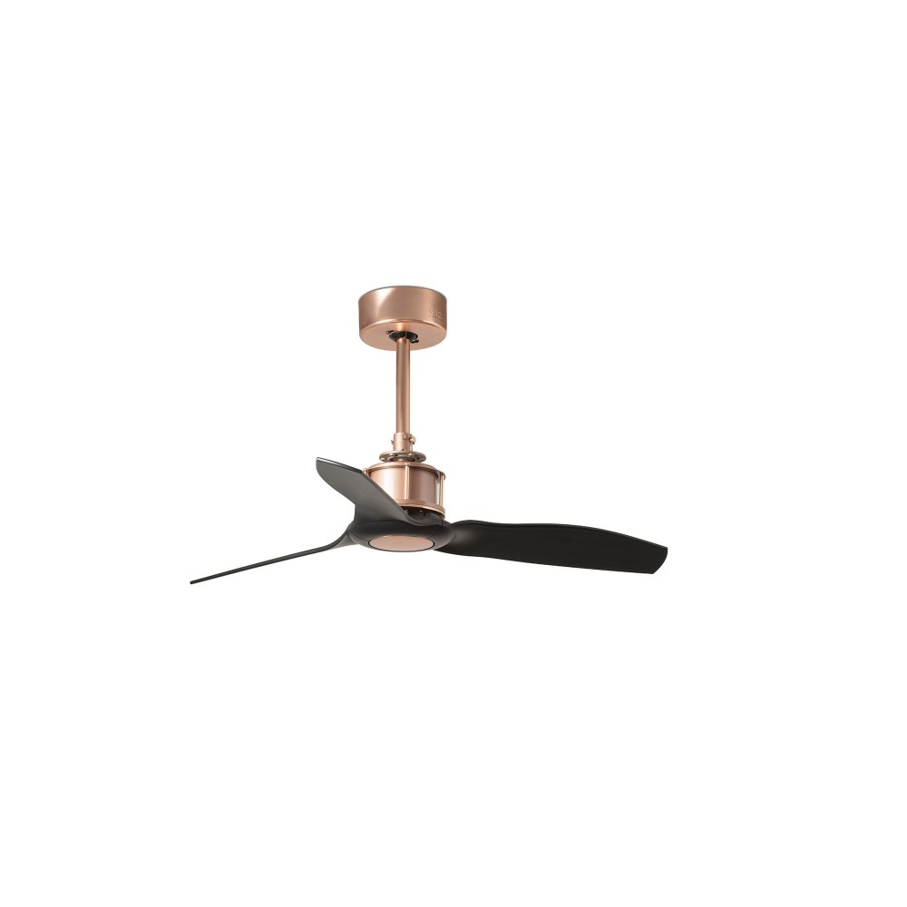 Faro Ventilador Just Fan Xs ø810 Mm Cobre 3 Palas Negras 33427