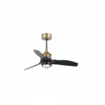 Faro Ventilador Just Fan S Led Ventilador Oro Viejo-Negro Wiz 33429Ww-10