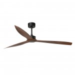 Faro Ventilador DC JUST FAN Negro Nogal 33430