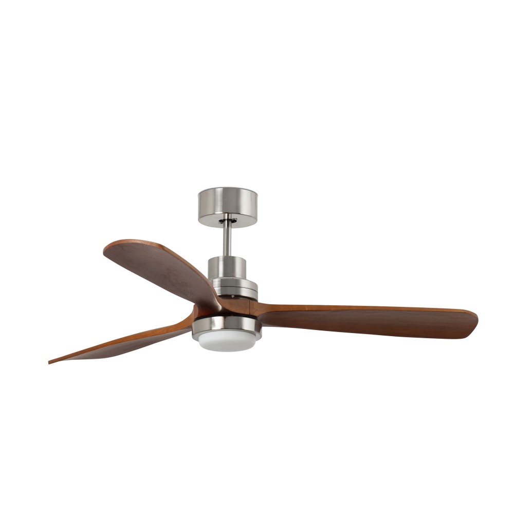 Faro Ventilador Lantau-g Ø 1680mm Dc Niquel Mate Luz 3 Palas