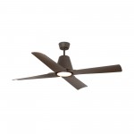 Faro Ventilador Typhoon ø130 Dc Marron 4 Palas 19W 3000K 33490-16