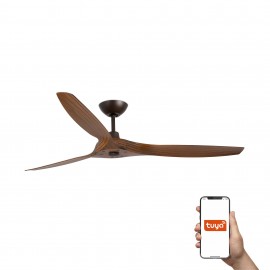 Faro Ventilador Morea L Ventilador Marron-Nogal Tuya 33511Wt