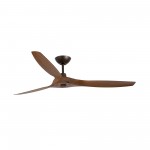 Faro Ventilador Morea L Ventilador Marron-Nogal Wiz 33511Ww