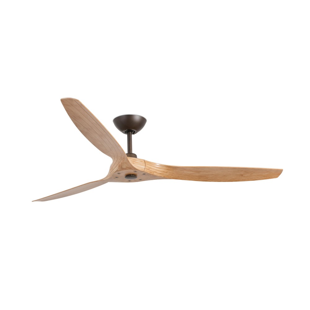 Faro Ventilador Morea ø1520Mm Marron Claro 3 Palas 33519