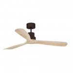 Faro Ventilador Lantau Dc  Ø 1320mm  Marron 3 Palas Pino