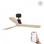 Faro Ventilador Lantau L Ventilador Marron-Pino Wiz 33562Dcww