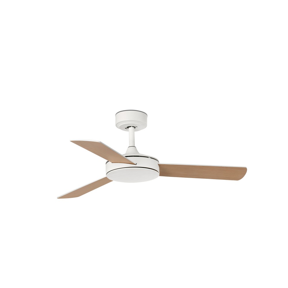 Faro Ventilador Mini Mallorca S Ventilador Blanco-Arce Wiz 33603Dcww
