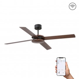 Faro Ventilador Polea L Ventilador Marron Wiz 33724Ww