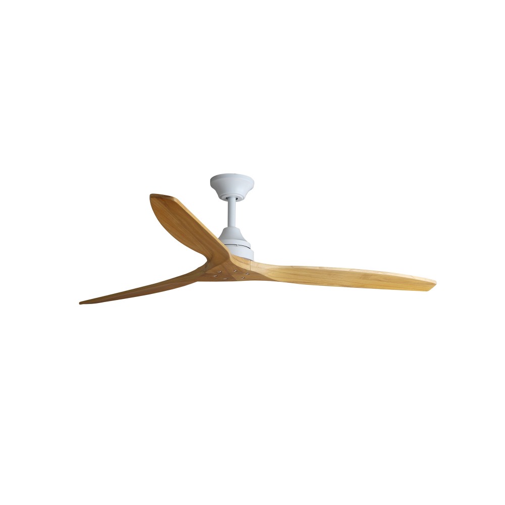 Faro Ventilador Alo L Ventilador Blanco-Madera Wiz 33728Dcww