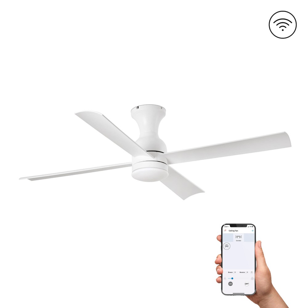 Faro Ventilador Fraser Xl Led Ventilador Blanco Wiz 33756Ww