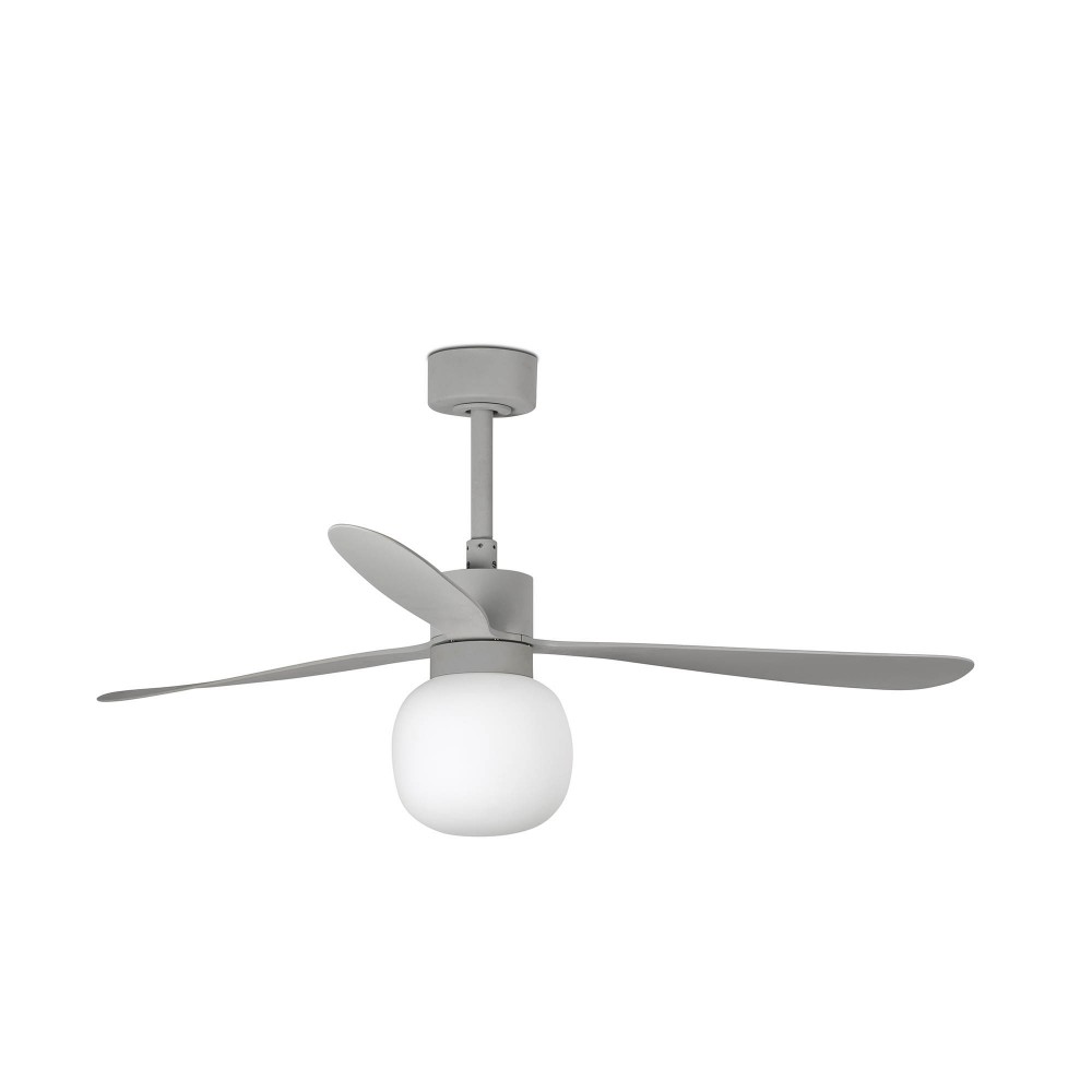 Faro Ventilador Amelia Ø1320mm Gris 3 Palas Ball 20w 2700k Dim