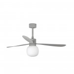 Faro Ventilador Amelia Ø1320mm Gris 3 Palas Ball 20w 2700k Dim