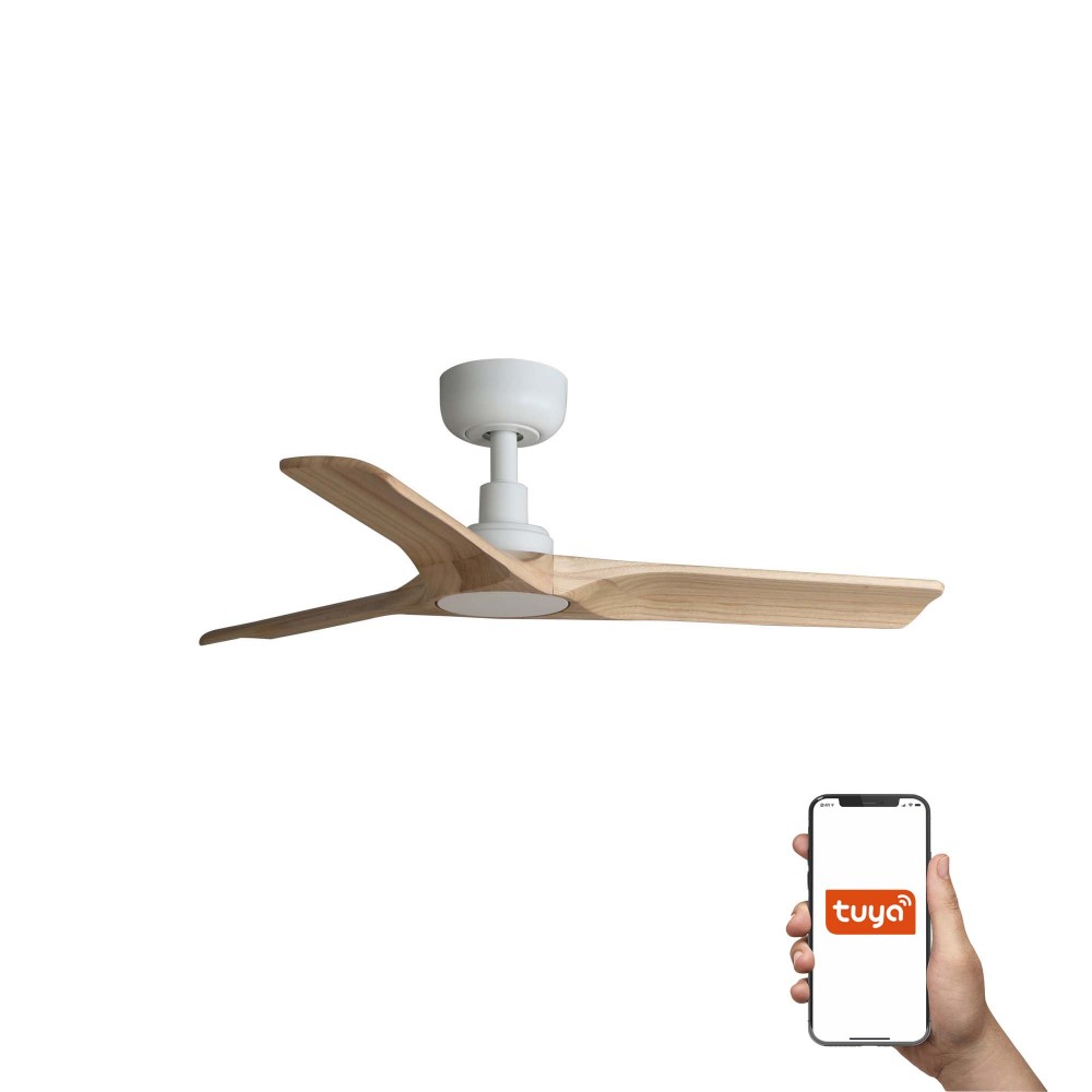 Faro Ventilador Heywood S Ventilador Blanco Tuya 33805Wt