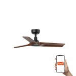 Faro Ventilador Heywood S Ventilador Negro-Nogal Tuya 33806Wt