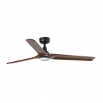 Faro Ventilador Heywood L Led Ventilador Negro-Nogal Tuya 33809Wt-1Tw
