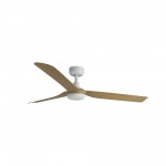 Faro Ventilador Punt ø1300Mm Blanco 3 Palas Madera Clara 33816