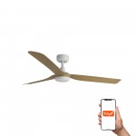 Faro Ventilador Punt M Ventilador Blanco-Arce Tuya 33816Wt