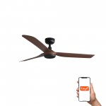 Faro Ventilador Punt M Ventilador Negro-Nogal Tuya 33817Wt