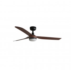 Faro Ventilador Punt M Led Ventilador Negro-Nogal Tuya 33817Wt-21