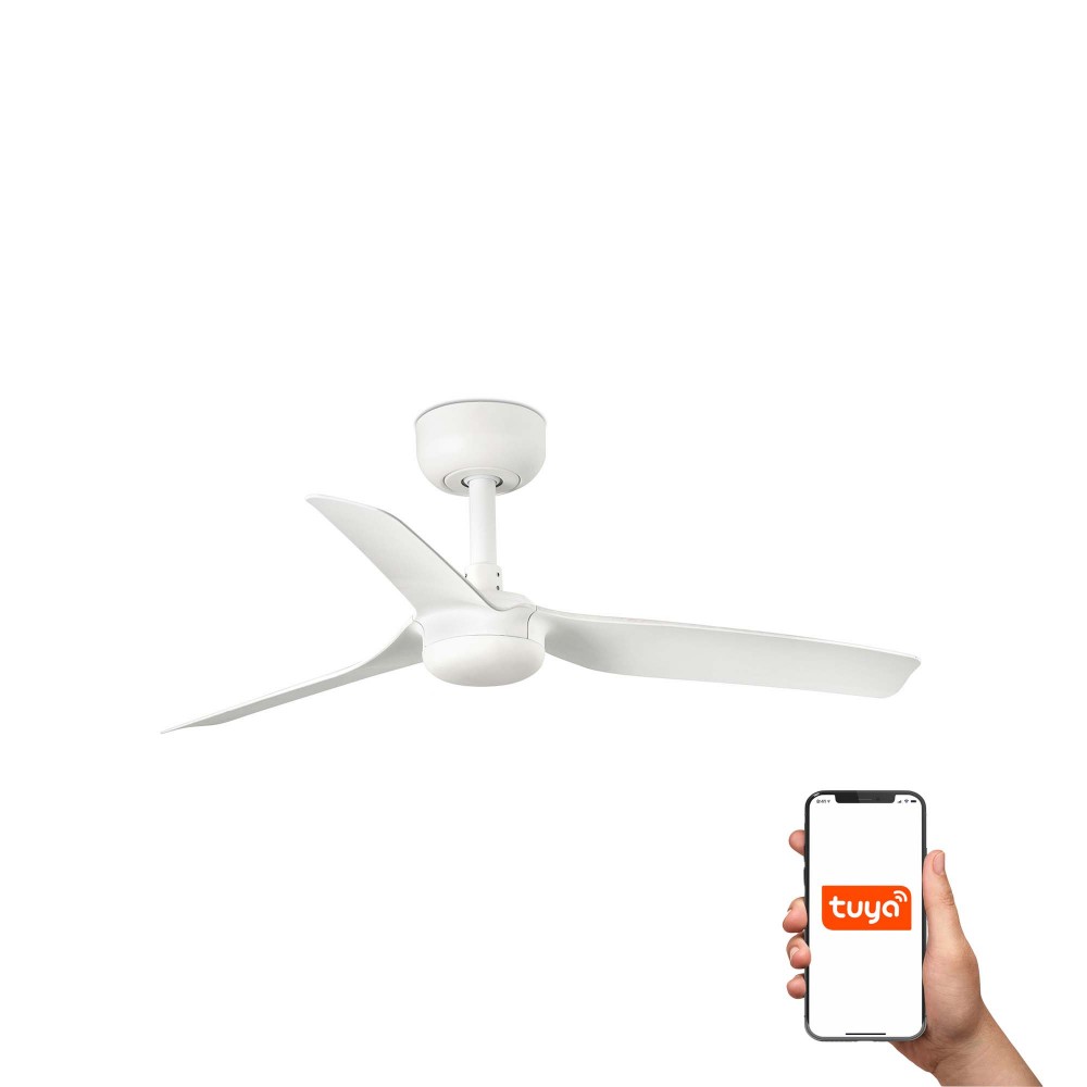 Faro Ventilador Mini Punt S Ventilador Blanco Tuya 33820Wt