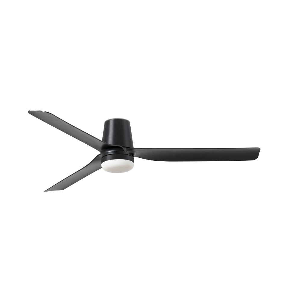 Faro Ventilador Punt Tub M Led Ventilador Negro-Nogal Tuya 33830Wt-1Tw